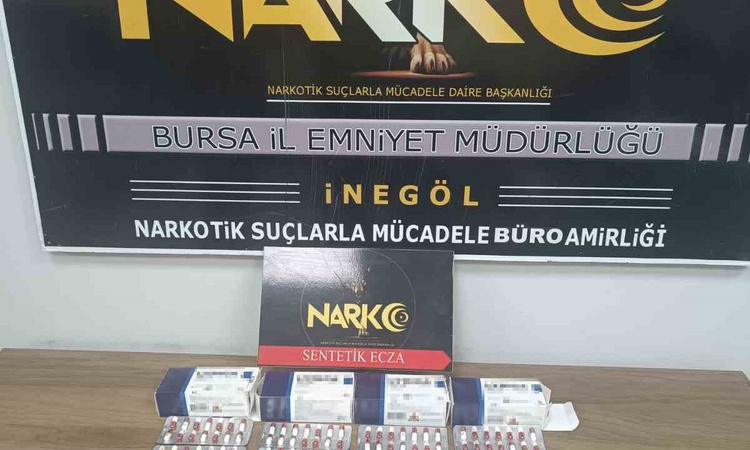 Bursa İnegöl'de uyuşturucu operasyonunda 224 sentetik ecza ele geçirildi | İşte Tüm Ayrıntılar