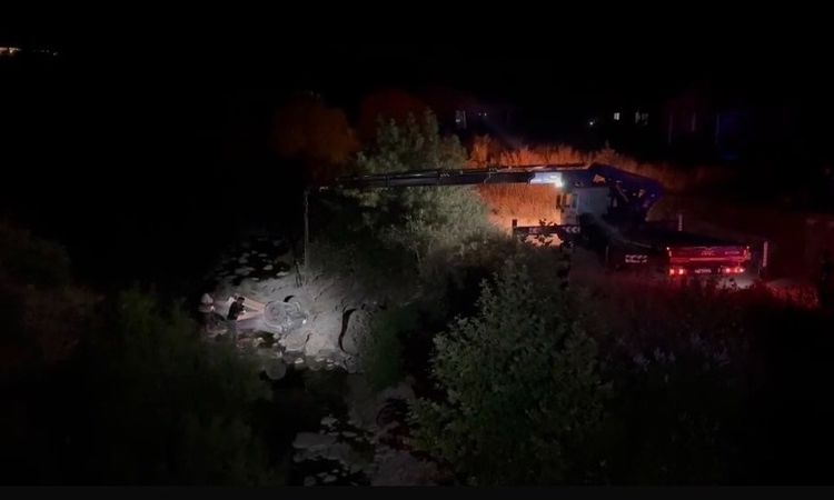 Jeep driver who fell into the stream in Çanakkale died - News