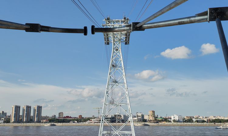 Çin ile Rusya arasındaki ilk sınır ötesi teleferik hattının ana yapısı tamamlandı - Son Dakika Haberleri | İşt