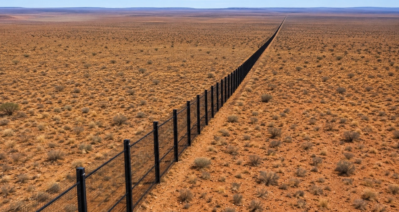 They built a 5,600 kilometer fence in the middle of the desert - Latest News