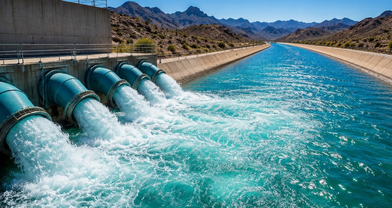 Ayrıntılar Netleşti: Çölün ortasında 541 kilometrelik yapay nehir oluşturdular - Haberleri