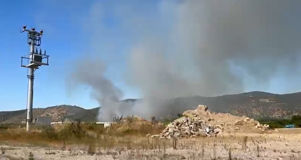 The fire that broke out in the dump spread to the bush area - Breaking News