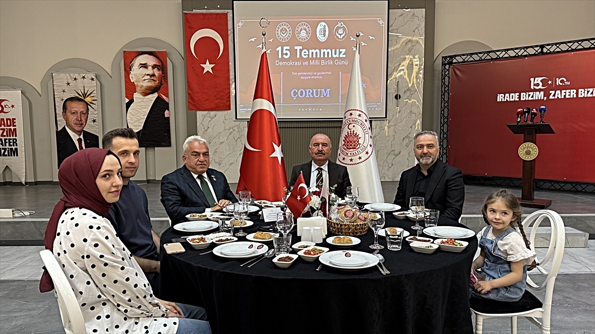 Food for July 15 martyrs' relatives and veterans in Çorum - Breaking News