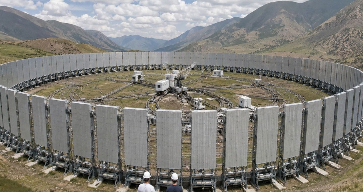 They built a huge ring between the mountains: It has only one task - Latest News