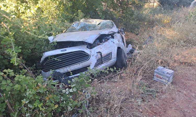 1 person died and 1 person was injured in a car that overturned into a ditch in Denizli - Last Minute