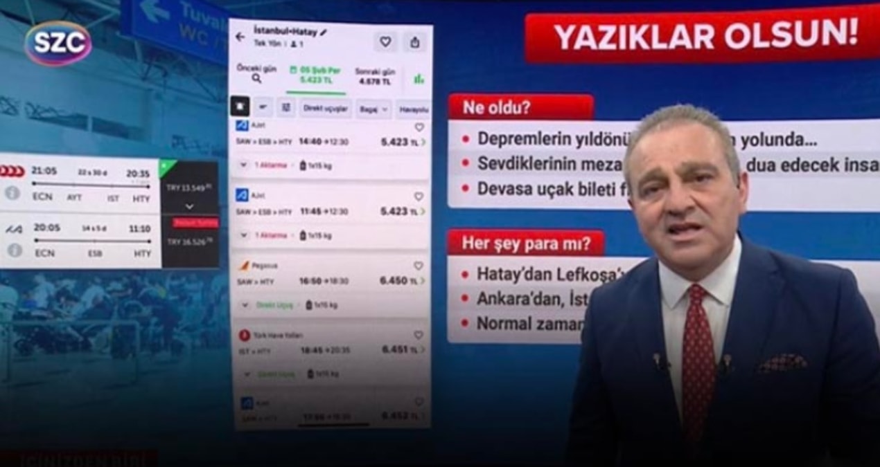 Son Gelişme: Deprem bölgelerine fahiş uçak biletleri! Bu nasıl bir acımasızlık - Haberleri: Gelişmeler Takip E