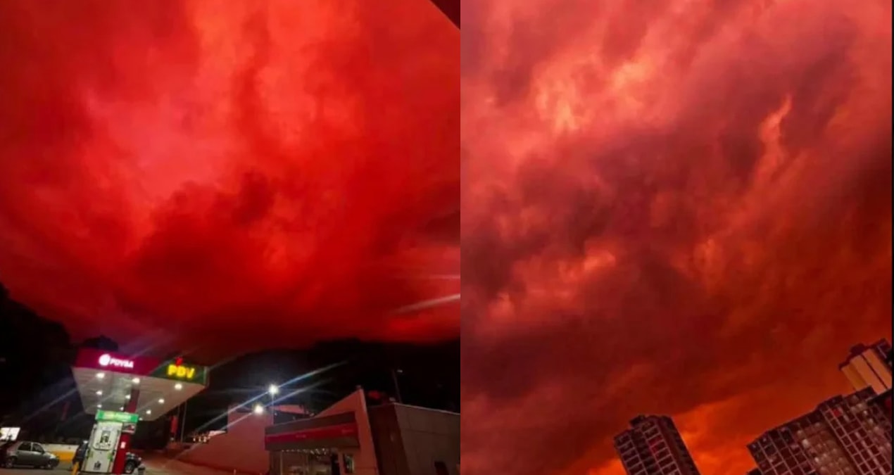 The sky turned bloody after the earthquake! People were afraid, thinking it was a 'sign of the apocalypse' - News