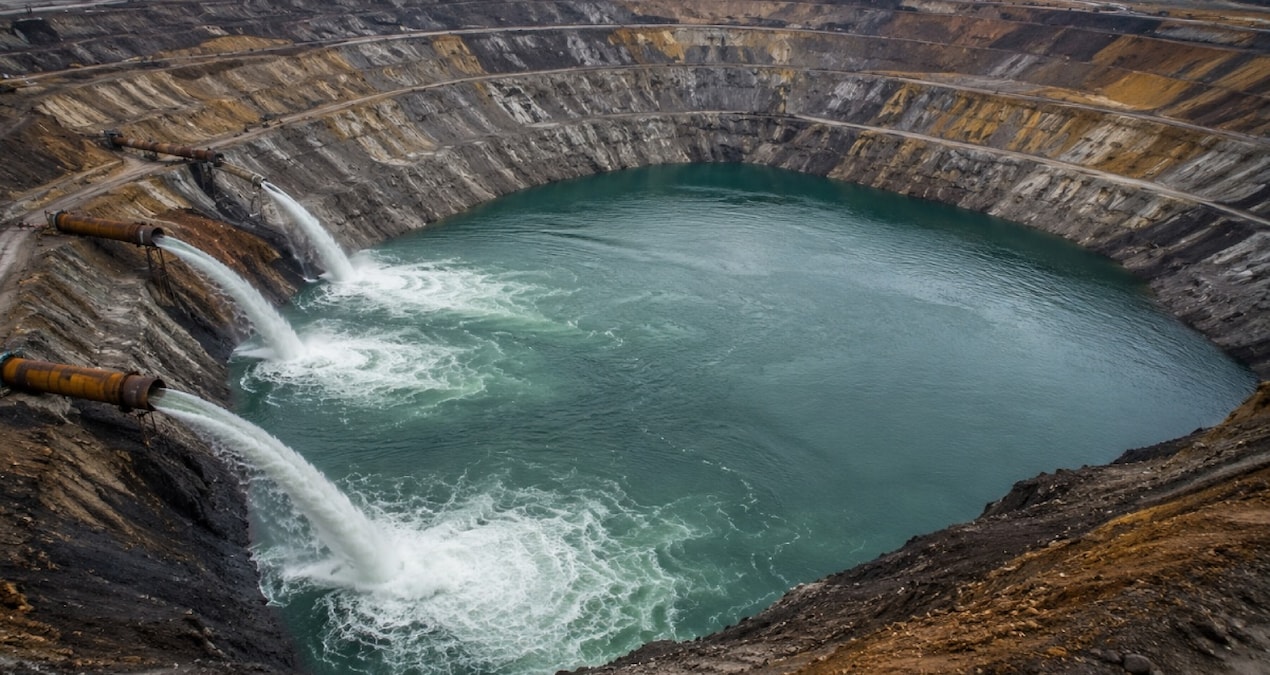 They filled giant mine pits with millions of tons of water - News