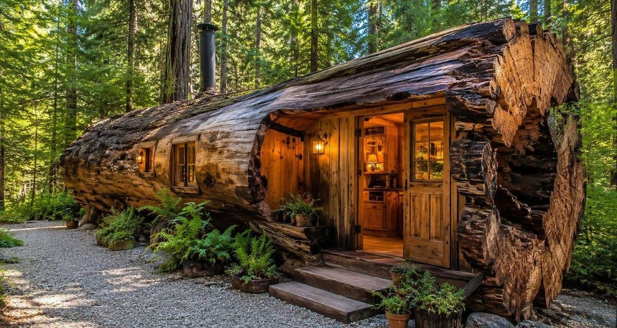 He carved the world's largest tree and built a house: It even has a kitchen and a bathroom - Breaking News