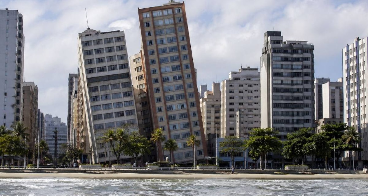The city, famous for its crooked buildings, is in trouble: It is being swallowed by the sea - Breaking News