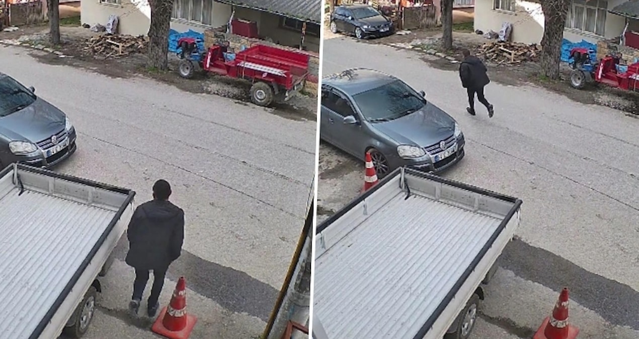 Ayrıntılar Netleşti: Eşini ve MHP'li ilçe başkanını öldüren emekli polisin kaçtığı görüntüler gözler önüne ser