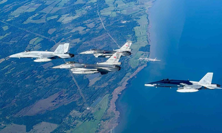 Estonya Savunma Bakanlığı, Baltık'taki Türk F-16'ları için Türkiye'ye teşekkür etti - Son Dakika Bilgileri