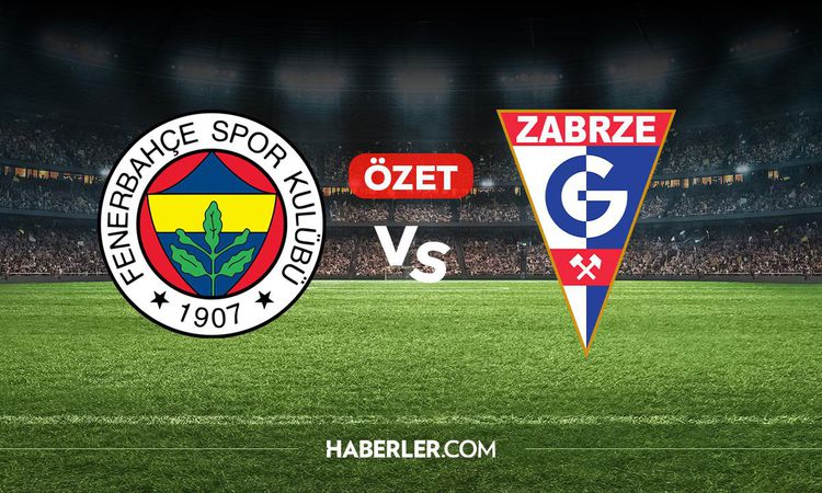 Gündemden Son Bilgiler: Fenerbahçe Gornik Zabrze maç özeti ve golleri! (ÖZET) Fenerbahçe Gornik Zabrze kaç kaç