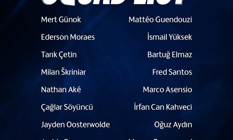 Gündemden Son Bilgiler: Fenerbahçe'nin Gornik Zabrze Maçı Kamp Kadrosu Duyuruldu - Haberleri - Son Dakika Bilg
