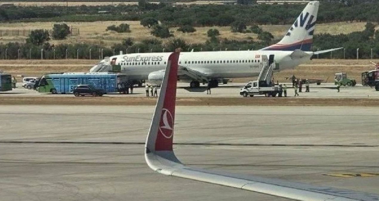 Ayrıntılar Netleşti: Gaziantep Havalimanı'nda korku dolu anlar; yolcu uçağının lastiği patladı - Son Dakika Ha