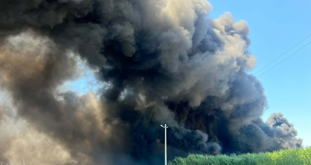 Recycling factory surrendered to flames - Last Minute