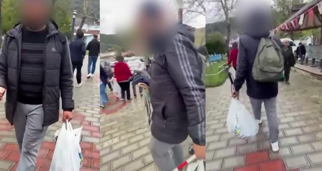 Görme engelli dilencinin gözleri zabıtayı görünce böyle açıldı! - En Son Haber - Son Dakika Bilgileri