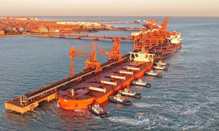 Gündemden Son Bilgiler: Albüm: Çin'in Tangshan Limanı'nın kargo işlem hacmi ilk dokuz ayda 665,89 milyon tona