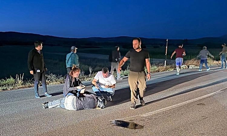 Gündemden Son Bilgiler: Avrupa turuna çıkan Fransız kadın, motosikletiyle koyunlara çarpıp yaralandı: Gelişmel