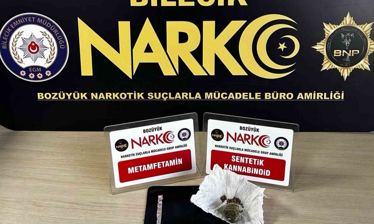 Gündemden Son Bilgiler: Bilecik Bozüyük'te üzerinde bonzai ve metamfetamin çıkan 1 şüpheli yakalandı | İşte Tü