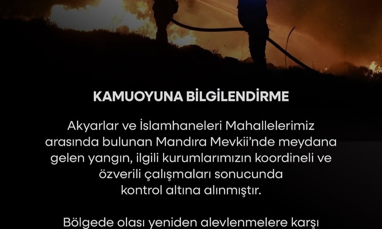 Gündemden Son Bilgiler: Bodrum Mandıra Mevkii'nde çıkan maki yangını kontrol altına alındı, soğutma sürüyor |