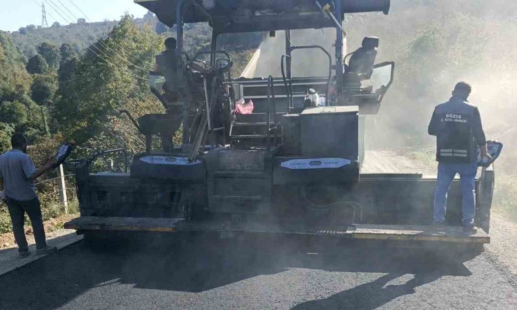 Gündemden Son Bilgiler: Düzce İl Özel İdaresi, Fakıllı Mağarası yolunda asfalt çalışmasını tamamladı | İşte Tü