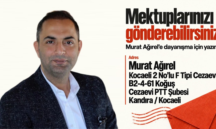 Gündemden Son Bilgiler: Gazeteci Murat Ağırel, Kocaeli'deki F Tipi cezaevinden mektup adresini paylaştı: Geliş