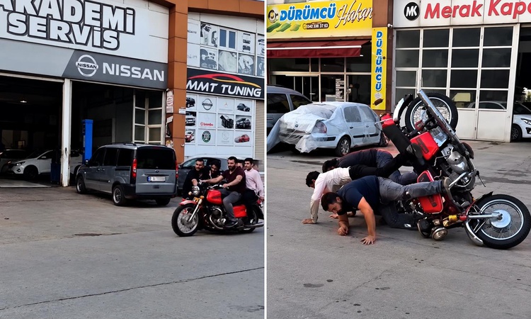 Gündemden Son Bilgiler: Gaziantep'te 5 kişinin bindiği motosiklet böyle devrildi - Son Dakika Bilgileri