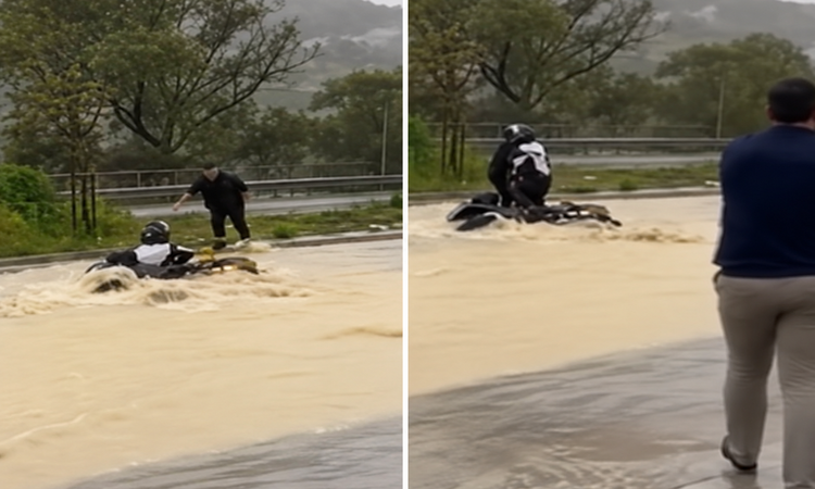 Gündemden Son Bilgiler: İstanbul’da sel sularına kapılan motosikletliyi vatandaşlar kurtardı ve Merak Edilenle