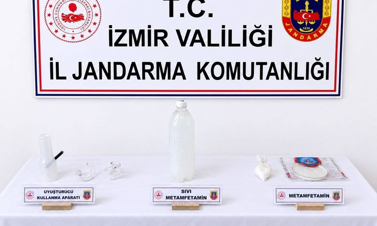 Gündemden Son Bilgiler: İzmir Torbalı'da jandarma operasyonunda bin 63 gram metamfetamin ele geçirildi | İşte