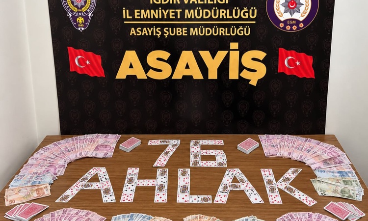 Gündemden Son Bilgiler: Iğdır'da son ayda kumar ve fuhuş operasyonunda 13 kişiye 150 bin 852 TL ceza kesildi v
