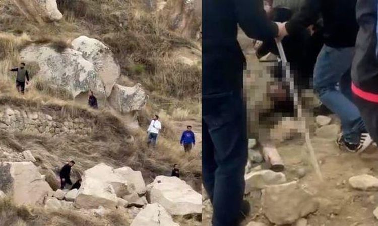 Gündemden Son Bilgiler: Kapadokya SON DAKİKA! Kapadokya peri bacaları çökme anı ve görüntüleri! | İşte Tüm Ayr
