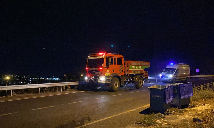Gündemden Son Bilgiler: Kırklareli Lüleburgaz'da otluk alanda çıkan yangın yaklaşık 2 saatte söndürüldü