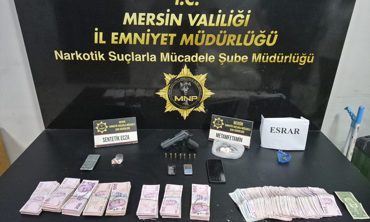 Gündemden Son Bilgiler: Mersin'de torbacılara yönelik operasyonda gözaltına alınan 5 zanlı hakkında tutuklama