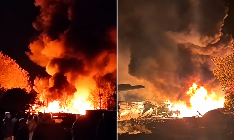 Gündemden Son Bilgiler: Rusya'da nükleer kapasiteli bombardıman uçağı gerileme kaydetti: 6 kişi yaşamını yitir