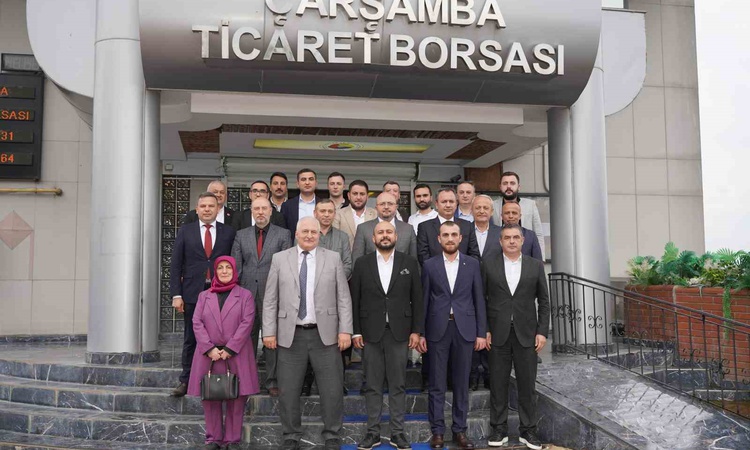 Gündemden Son Bilgiler: Samsun Çarşamba'da daire amirleri, Borsa Başkanı Yılmaz'a hayırlı olsun dedi. | İşte T
