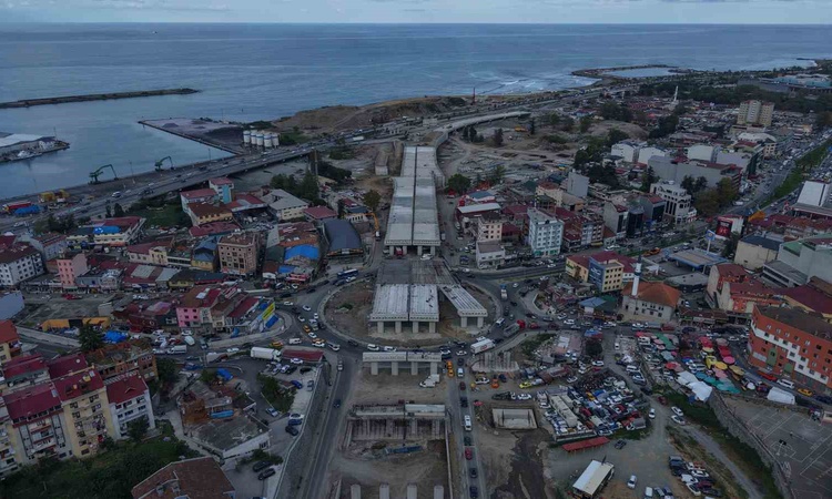 Gündemden Son Bilgiler: Trabzon'da Değirmendere Viyadüğü yükseliyor, kazık imalatında sona gelindi - Son Dakik