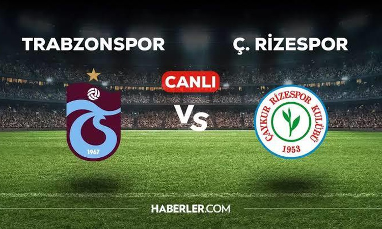 Gündemden Son Bilgiler: Trabzonspor Rizespor CANLI İZLE! Trabzonspor Rizespor maçı hangi kanalda, CANLI nerede