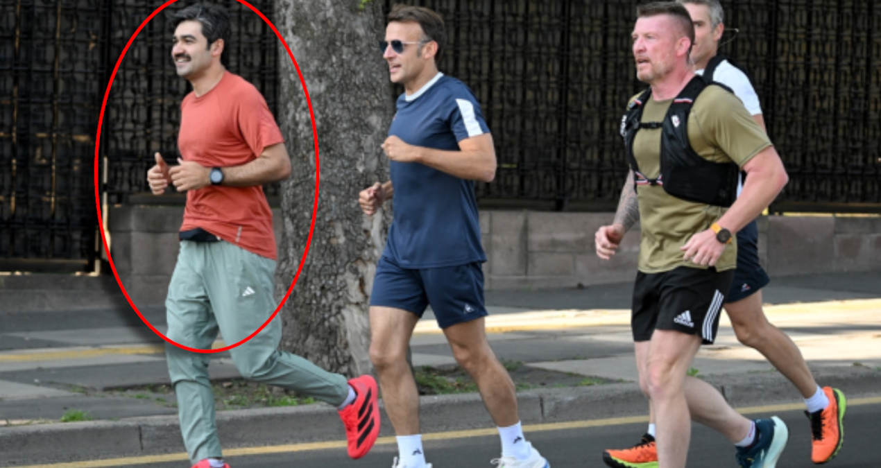 Everyone was curious about him! It was revealed who the person next to Macron was - Breaking News