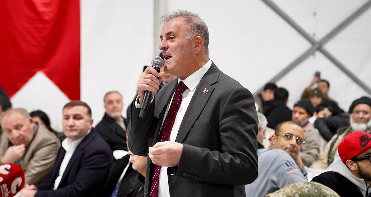 İBB Başkanvekili Nuri Aslan Bağcılar'da iftar çadırında: Anlayışımız yoksulun yanında, zalimin karşısında olma