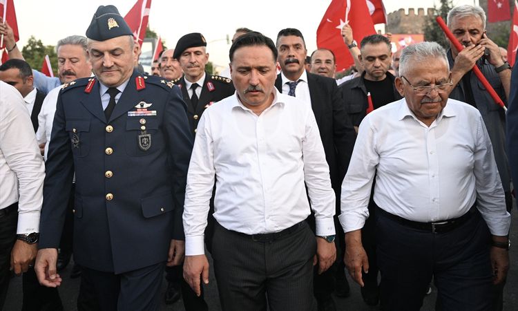A march was held in Central Anatolia on the occasion of July 15 Democracy and National Unity Day - Last Minute