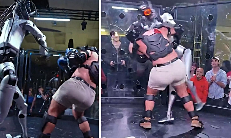 İnsan-robot maçında şaşırtan sonuç! Robot rakibini fena hırpaladı - Son Dakika Bilgileri