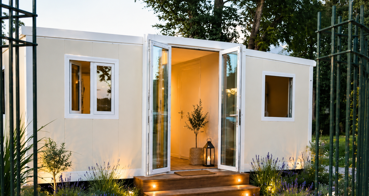 He built the house he ordered online in 1 hour and settled in it - Breaking News