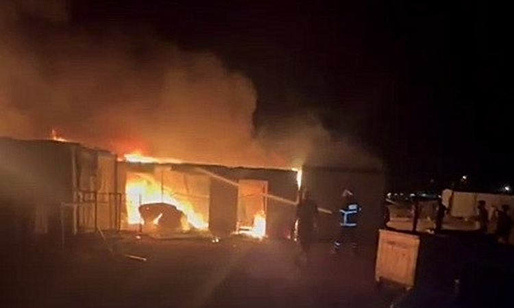 İşçilerin kaldığı konteynerlerde korkutan yangın ve Merak Edilenler