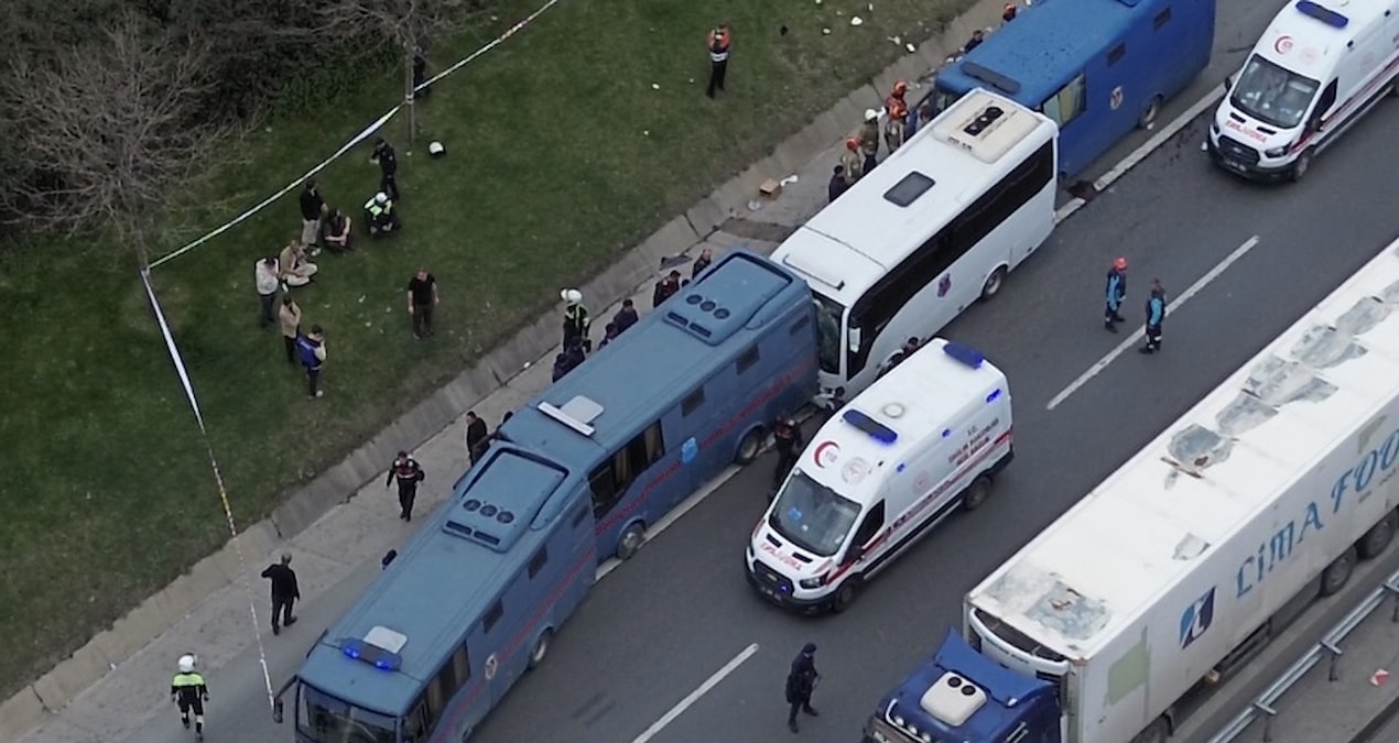 Ayrıntılar Netleşti: İstanbul'da 4 cezaevi nakil aracı birbirine girdi: 6'sı jandarma 15 kişi yaralandı - Habe