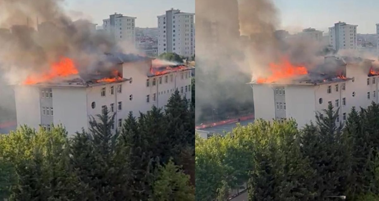 Fire in a school in Beylikdüzü, Istanbul - Last Minute