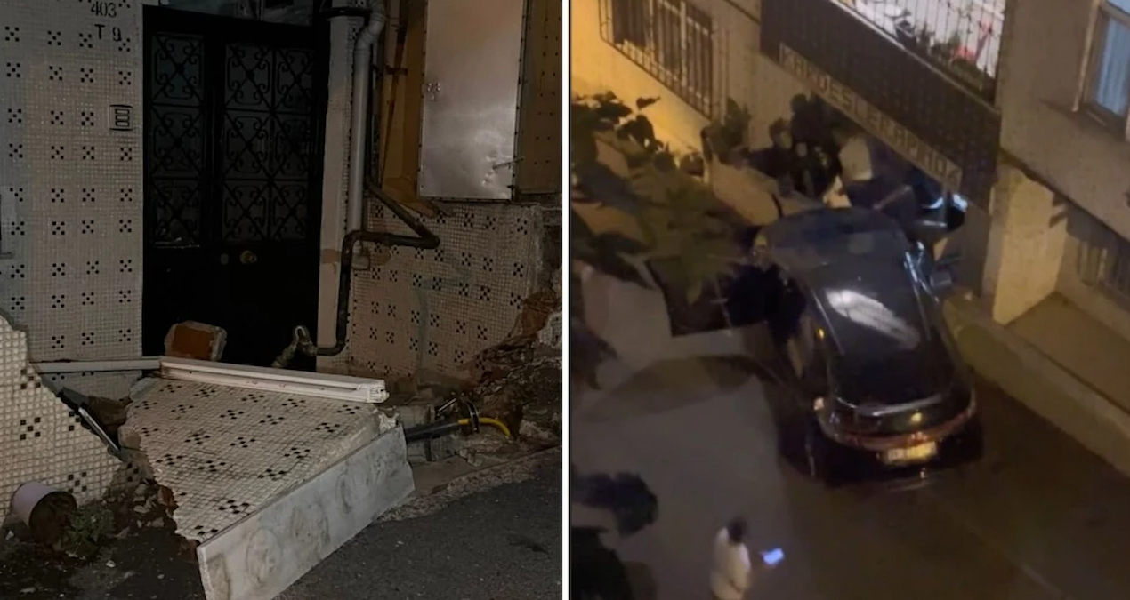 Frightening moments at midnight in Istanbul! The vehicle whose brakes failed took the neighborhood to the streets - News