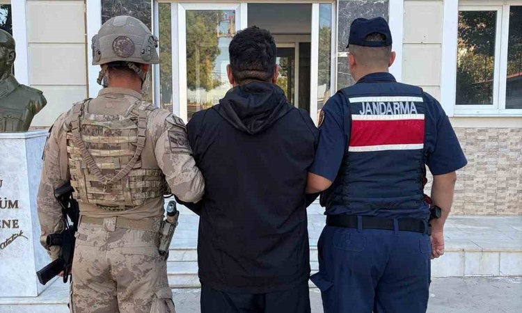 İzmir'de jandarma, 25 yıl hapis cezası olan firari ve bir şüpheliyi arazide yakaladı