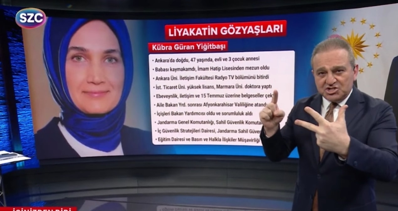 Kritik Açıklama: Jandarmadan artık Radyo Televizyon Mezunu Bakan Yardımcısı Kübra Hanım sorumlu: Liyakat ağlıy