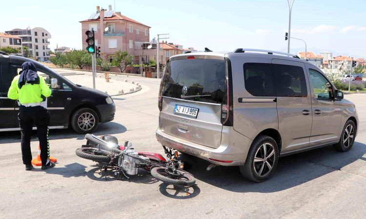 Motorcycle accident in Karaman: 1 injured - Last Minute